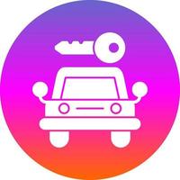 diseño de icono de vector de alquiler de coches