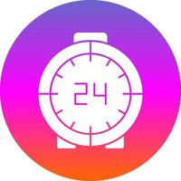 24 Hours Vector Icon Design