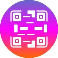 diseño de icono de vector de código qr