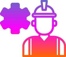 Engineer Vector Icon Design