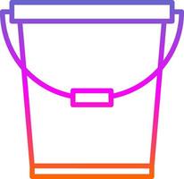 Bucket Vector Icon Design