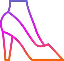 High Heels Vector Icon Design