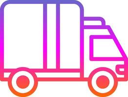 Delivery Truck Vector Icon Design