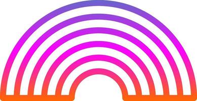 Rainbow Vector Icon Design