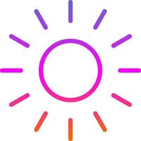 Sunlight Vector Icon Design