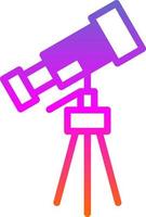 Telescope Vector Icon Design