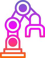 Robot Arm Vector Icon Design