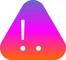 Exclamation Mark Vector Icon Design