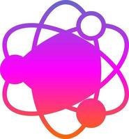 Atoms Vector Icon Design