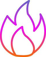 Flame Vector Icon Design