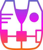 Life Jacket Vector Icon Design