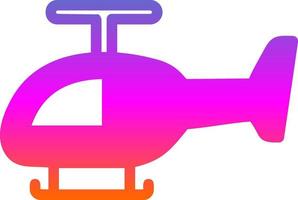 Helicopter Vector Icon Design