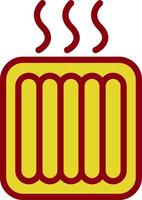 Underfloor Heating Vector Icon Design
