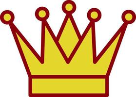 Crown Vector Icon Design