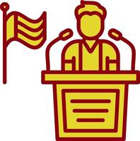 Politician Vector Icon Design