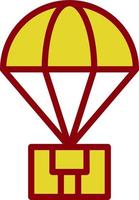 Parachute Vector Icon Design