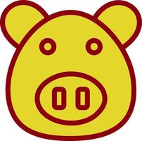 Pig Vector Icon Design