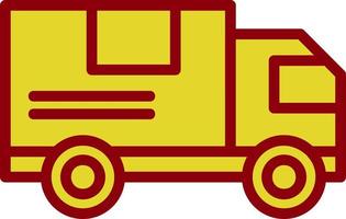 Delivery Truck Vector Icon Design