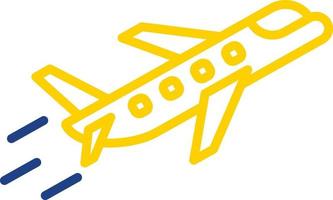 diseño de icono de vector de avión