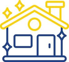 Clean House Vector Icon Design