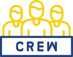 Crew Vector Icon Design