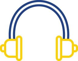 Audio Headset Vector Icon Design