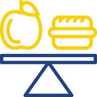 Balanced Diet Vector Icon Design