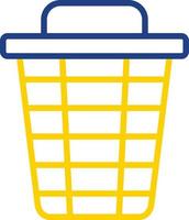 Trash Bin Vector Icon Design