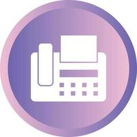 Beautiful Fax machine Vector Glyph Icon