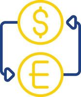 Currency Exchange Vector Icon Design