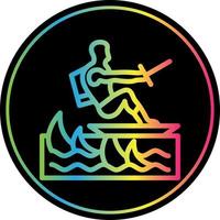 Surfing Vector Icon Design