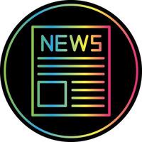 diseño de icono de vector de noticias