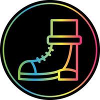 diseño de icono de vector de botas