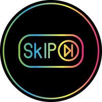 Skip Ad Vector Icon Design