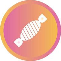 Beautiful Candy Glyph Vector Icon