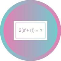 Beautiful Solving Formula Glyph Vector Icon