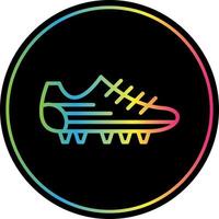 diseño de icono de vector de zapatos de fútbol