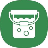 Bucket Vector Icon Design