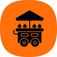 diseño de icono de vector de carrito de comida