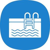 Swimming Pool Vector Icon Design