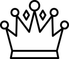 Crown Vector Icon Design