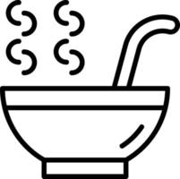 Hot Soup Vector Icon Design