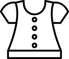 diseño de icono de vector de blusa