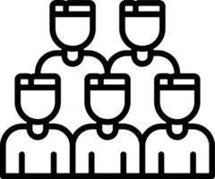 Crowd Vector Icon Design