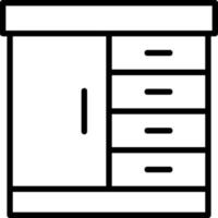 Cabinet Vector Icon Design