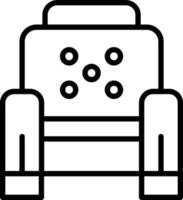 Armchair Vector Icon Design