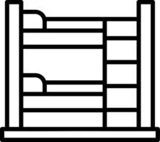 Bunk Bed Vector Icon Design