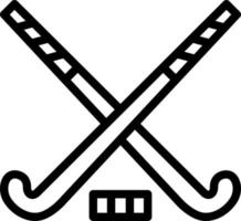 diseño de icono de vector de hockey