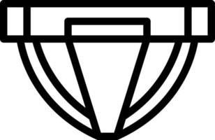 Jockstrap Vector Icon Design