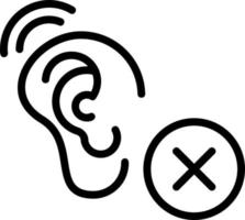 Deaf Vector Icon Design